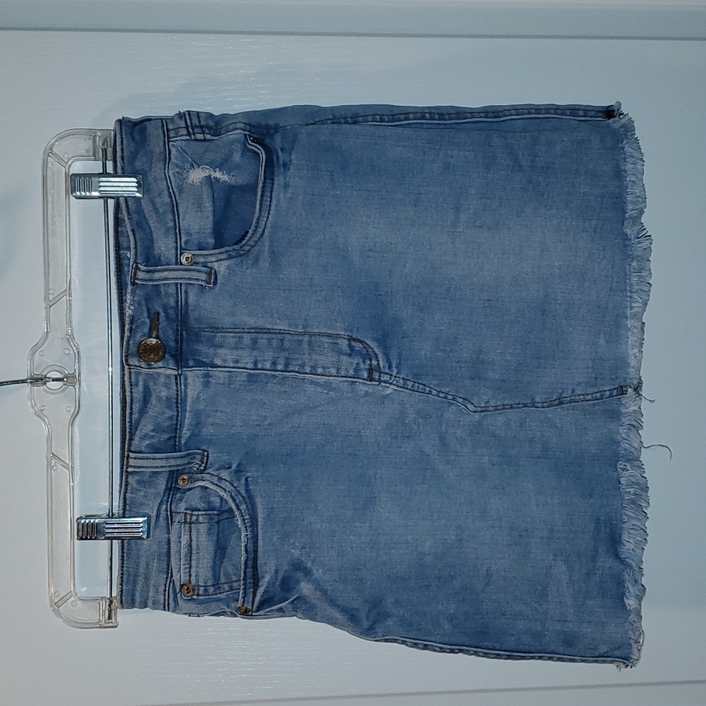 Sts Blue Emily mini skirt size 27 Denim Distressed Frayed